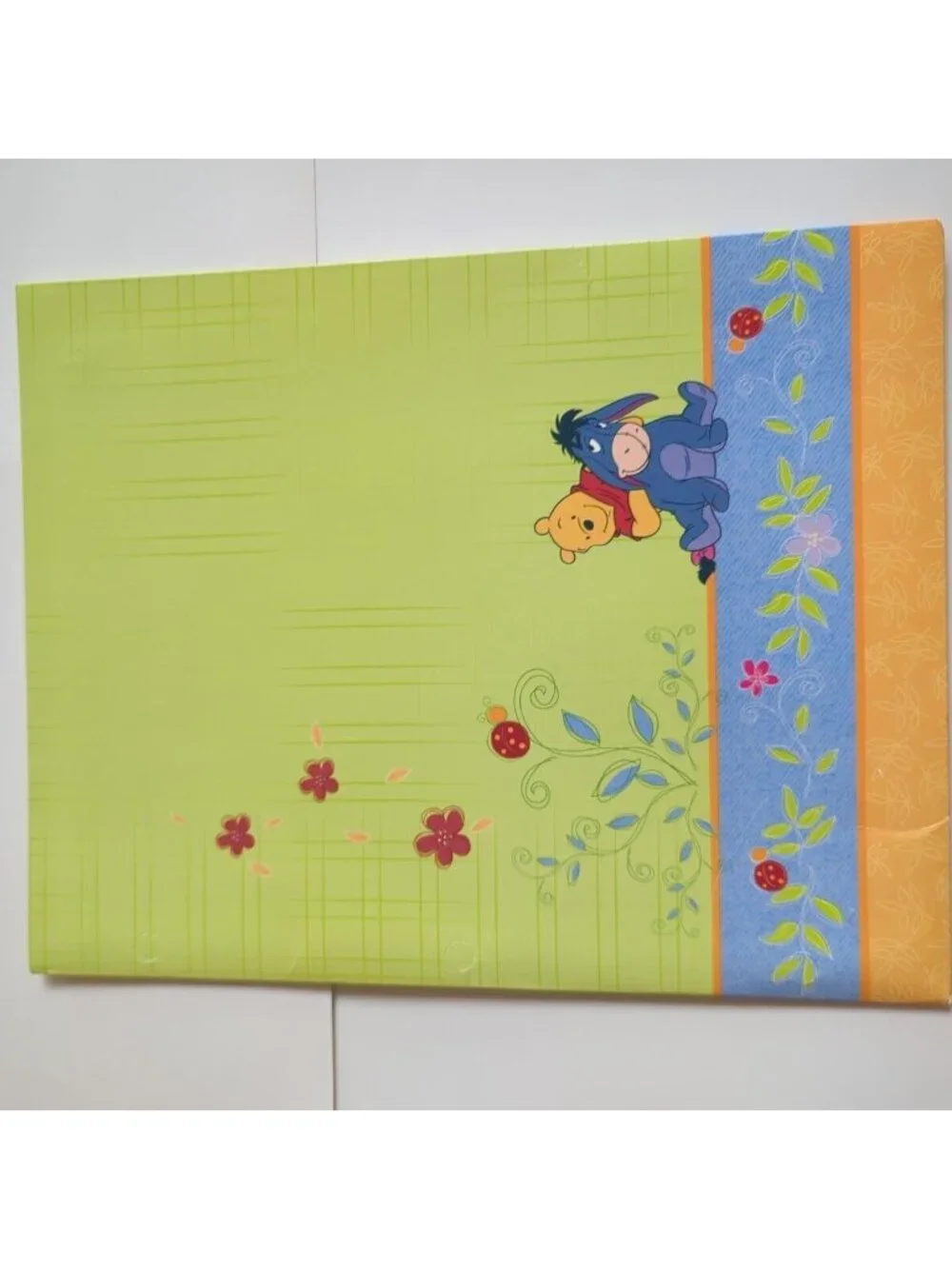 Vtg Lot Of 9 Disney's Winnie the Pooh Mixed Brand Folders for 3 Ring Binders
